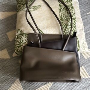 Dot & Patek new Brown Shoulder Bag with Minimalist Design